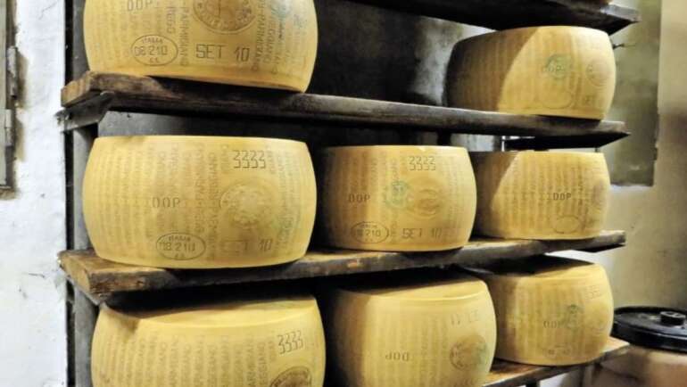 Parmigiano Reggiano wheels