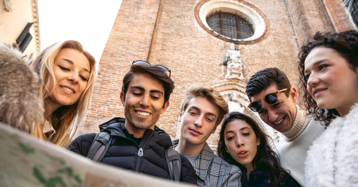 Students in Italy